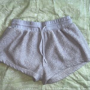 cute fluffy shorts medium
